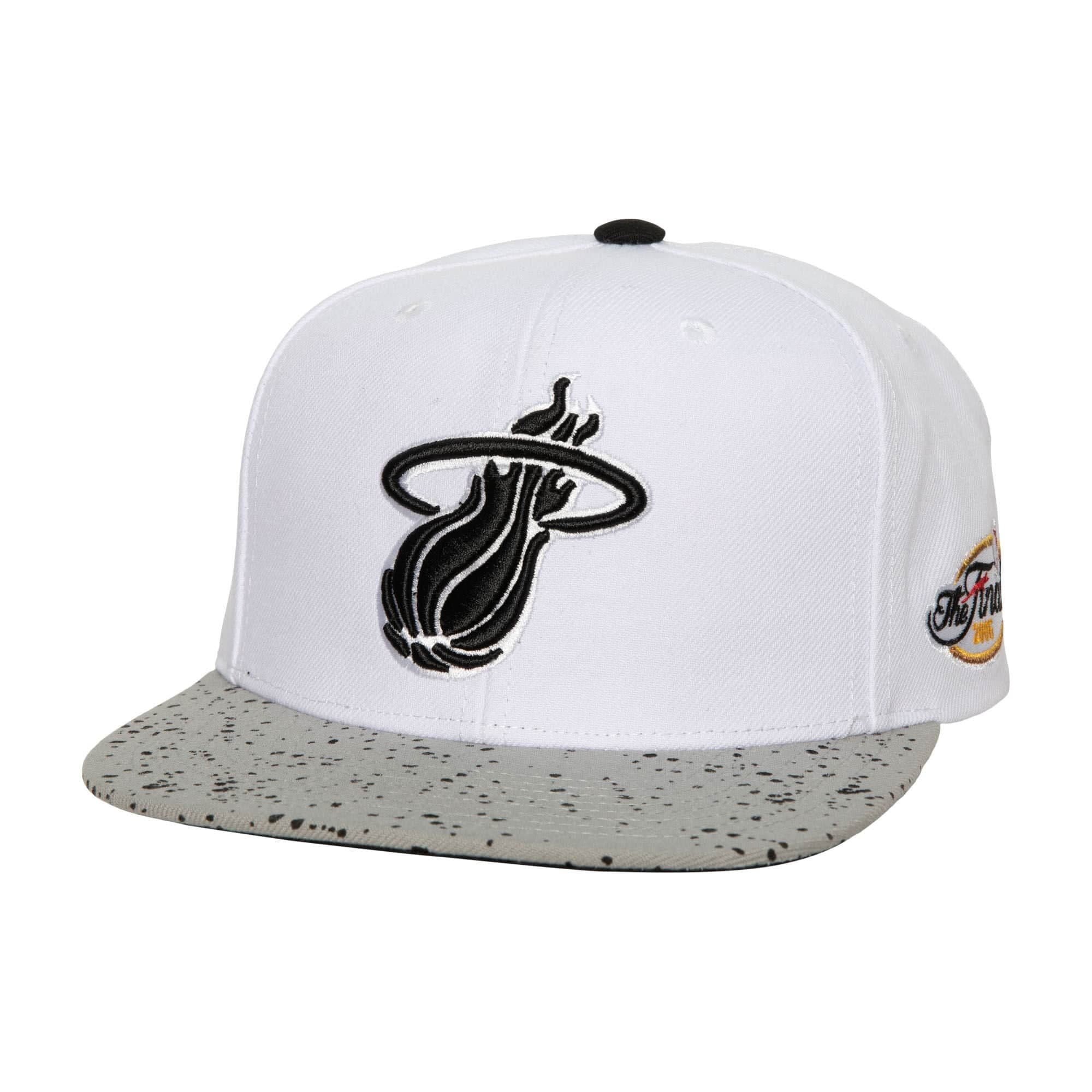 Mitchell-Ness-Cement-Top-Snapback-Miami-Heat-Hat