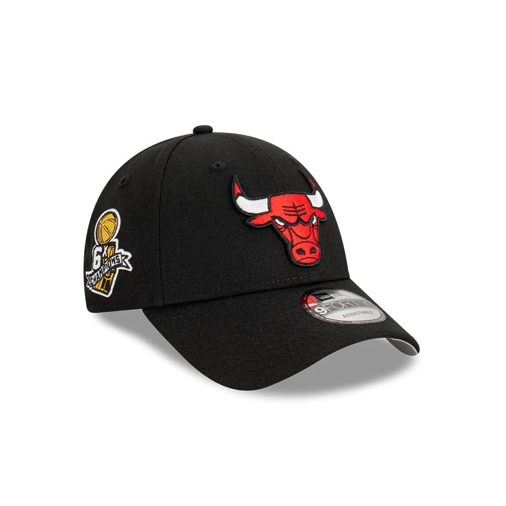 Бейсболка New Era Chicago Bulls 6 Time Champions 9FORTY NBA Snapback Hat