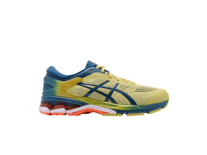 Кроссовки Asics Gel Kayano 26 Kai Sour Yuzu Mako Blue