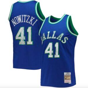 1996-97-Dallas-Mavericks-41-Dirk-Nowitzki-NBA-75th-Anniversary-Diamond-Blue-Jersey-1-300x300