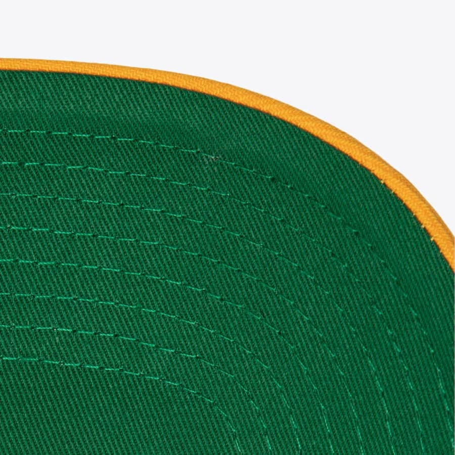 Бейсболка Mitchell & Ness Navy Golden State Warriors Hardwood Classics Wavy Pro Crown Snapback Hat