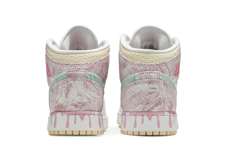 Кроссовки Air Jordan 1 Mid SE GS 'Ice Cream'