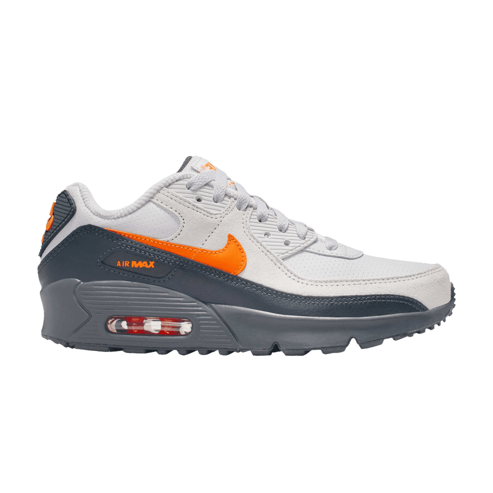 Кроссовки Nike Air Max 90 GS 'Vast Grey Safety Orange'