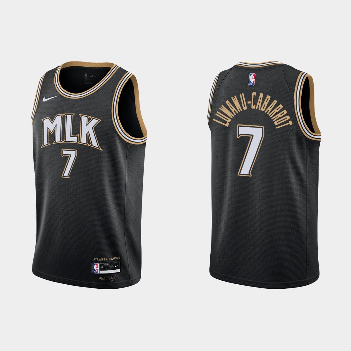 Баскетбольная джерси Atlanta Hawks #7 Timothe Luwawu-Cabarrot City Black Jersey 