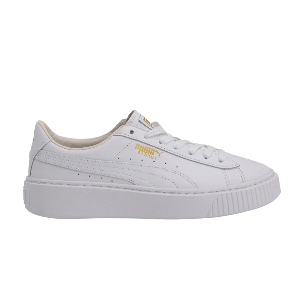 Krossovki-Puma-Wmns-Basket-Platform-Core-White-Gold