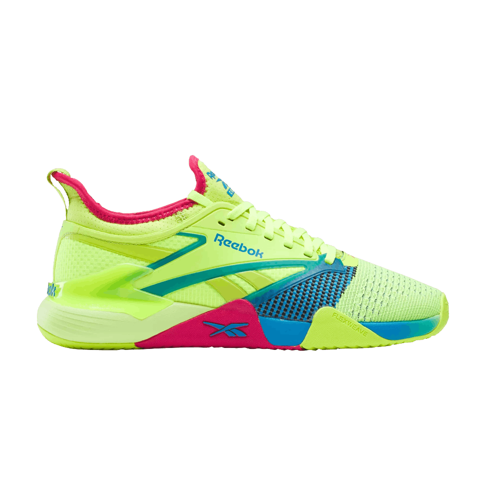 Кроссовки Reebok Nano Court 'Digital Lime Aqua Pink'