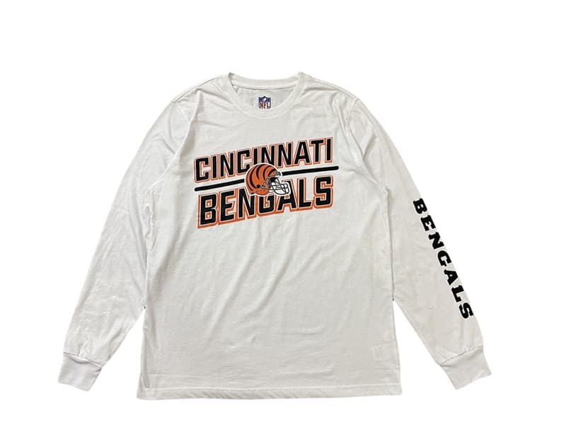 Лонгслив B20THER NFL Cincinnati Bengals White Longsleeve