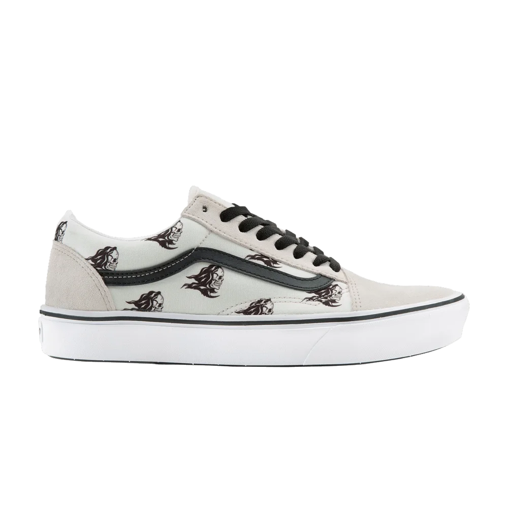 Кроссовки Sixty Sixers x Vans ComfyCush Old Skool 'Skull Print - White'