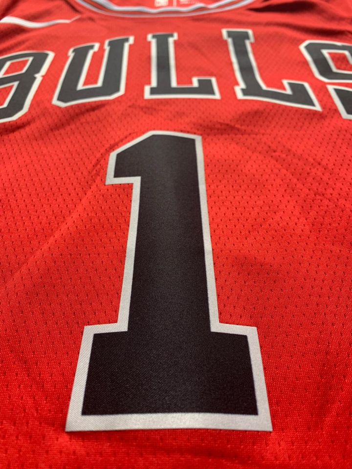 Баскетбольная джерси Rose Chicago Bulls Nike Icon Swingman Jersey Red