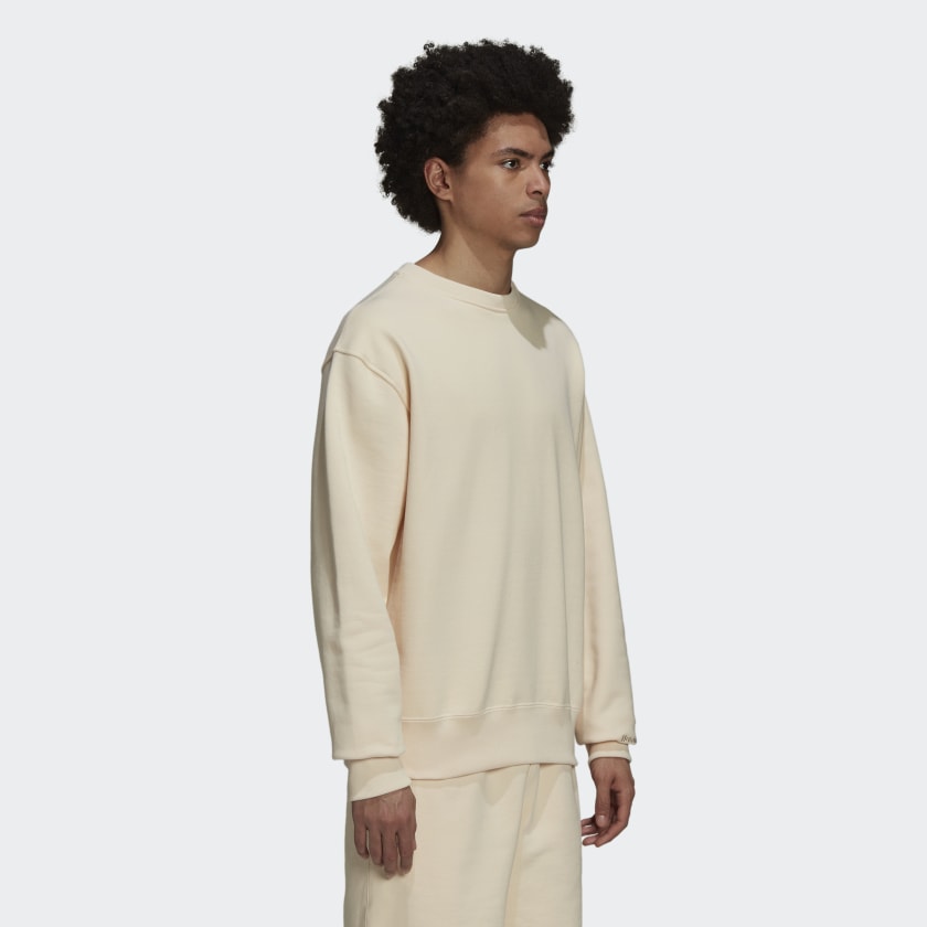 Свитшот adidas Pharrell Williams Basics Crewneck Sweatshirt Ecru Tint