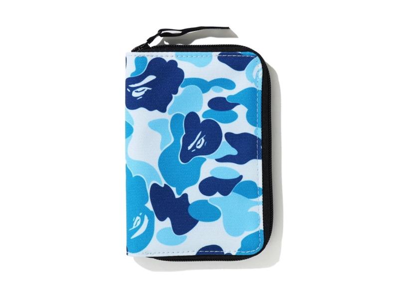 Чехол для паспорта BAPE ABC Camo Passport Case Blue