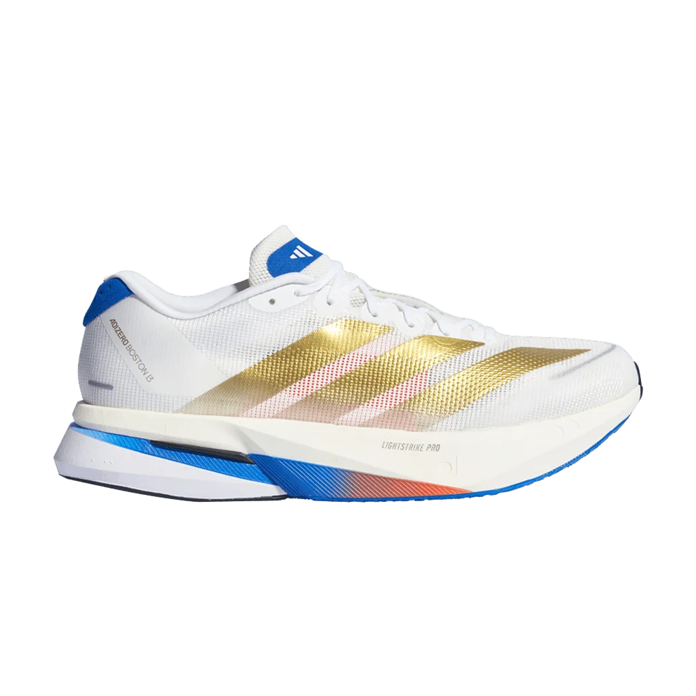 Krossovki-adidas-Adizero-Boston-13-Footwear-White-Gold-Metallic-Royal-Blue