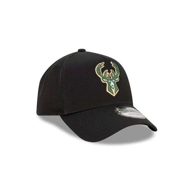 New-Era-Milwaukee-Bucks-9FORTY-A-Frame-NBA-Snapback-Hat-3