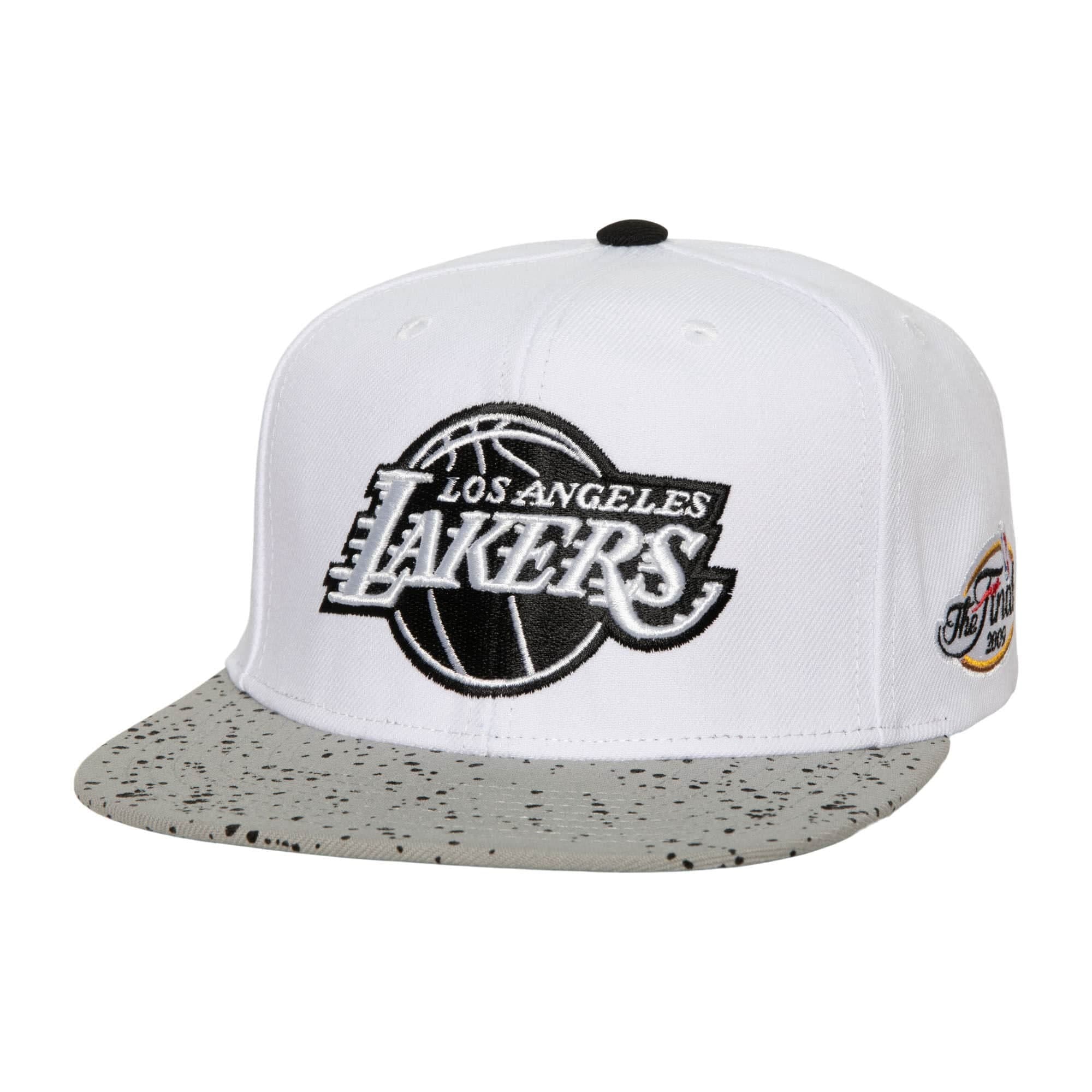 Бейсболка Mitchell & Ness Cement Top Snapback Los Angeles Lakers Hat