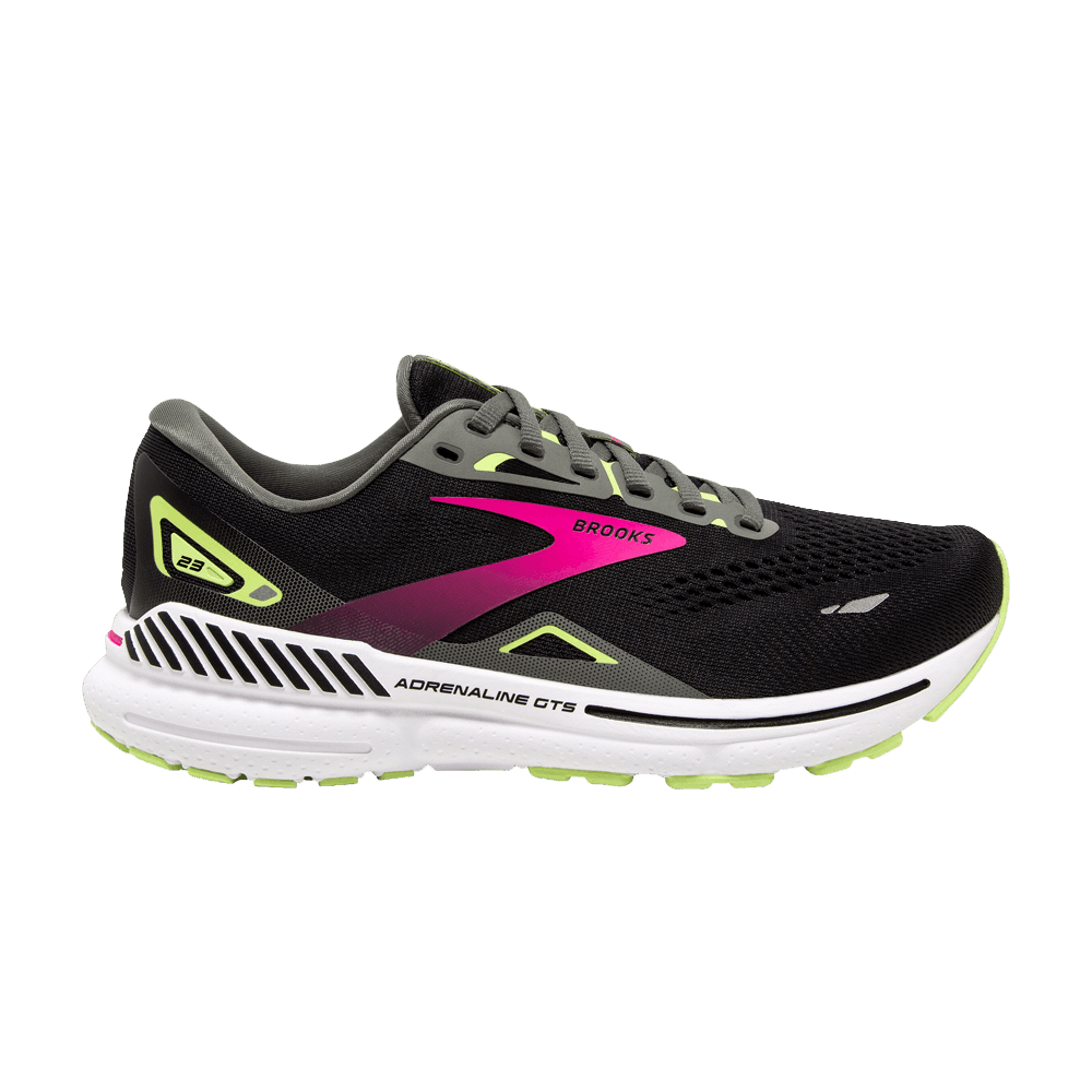 Кроссовки Brooks Wmns Adrenaline GTS 23 2A Narrow 'Black Gunmetal Pink'