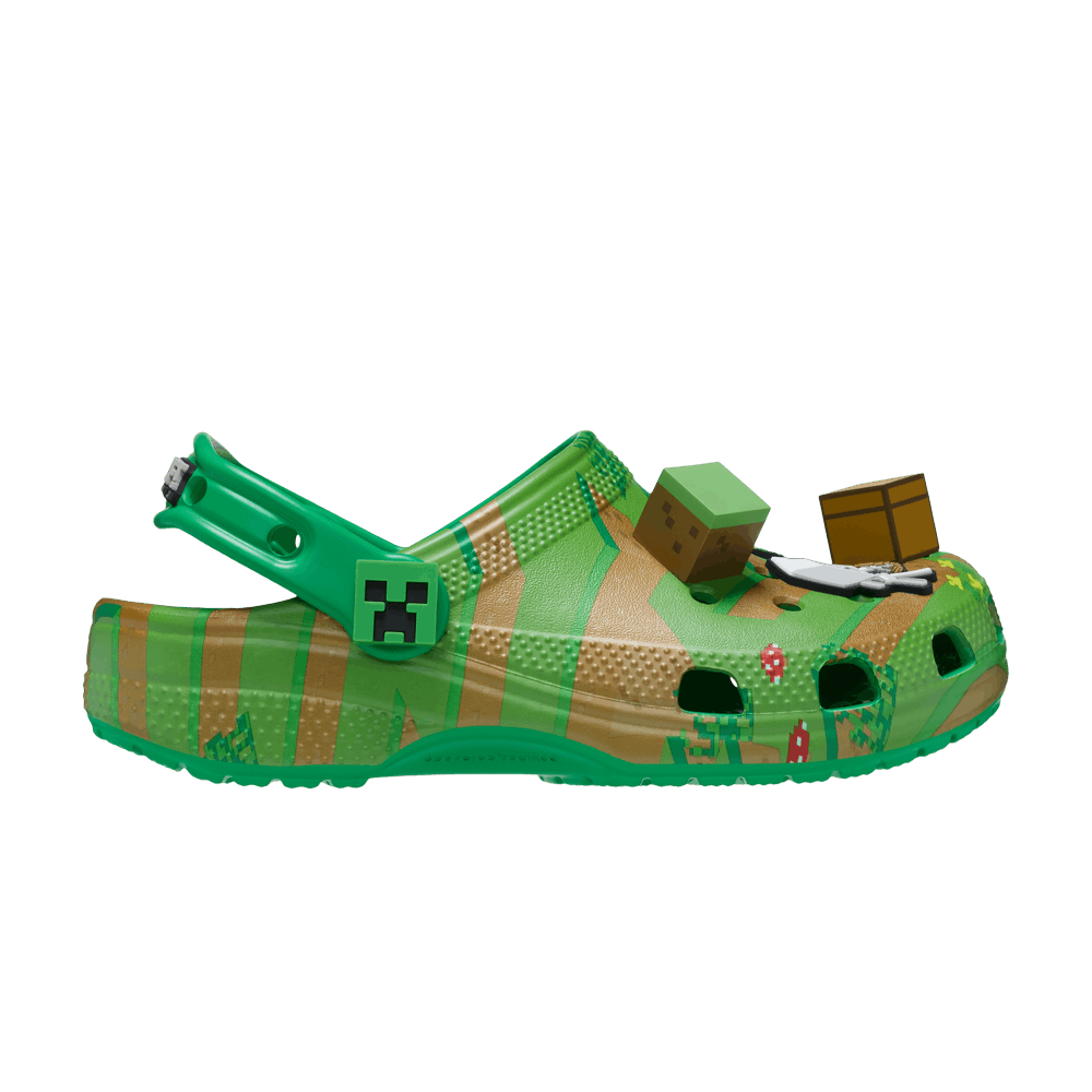 Кроссовки Crocs Minecraft x Classic Clog Kids 'Grass Block'