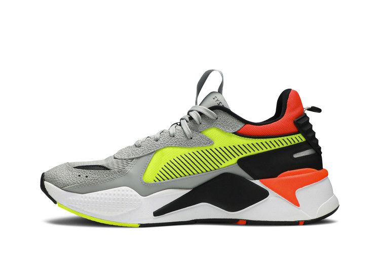 Кроссовки Puma RS-X Hard Drive 'Grey Yellow Red'