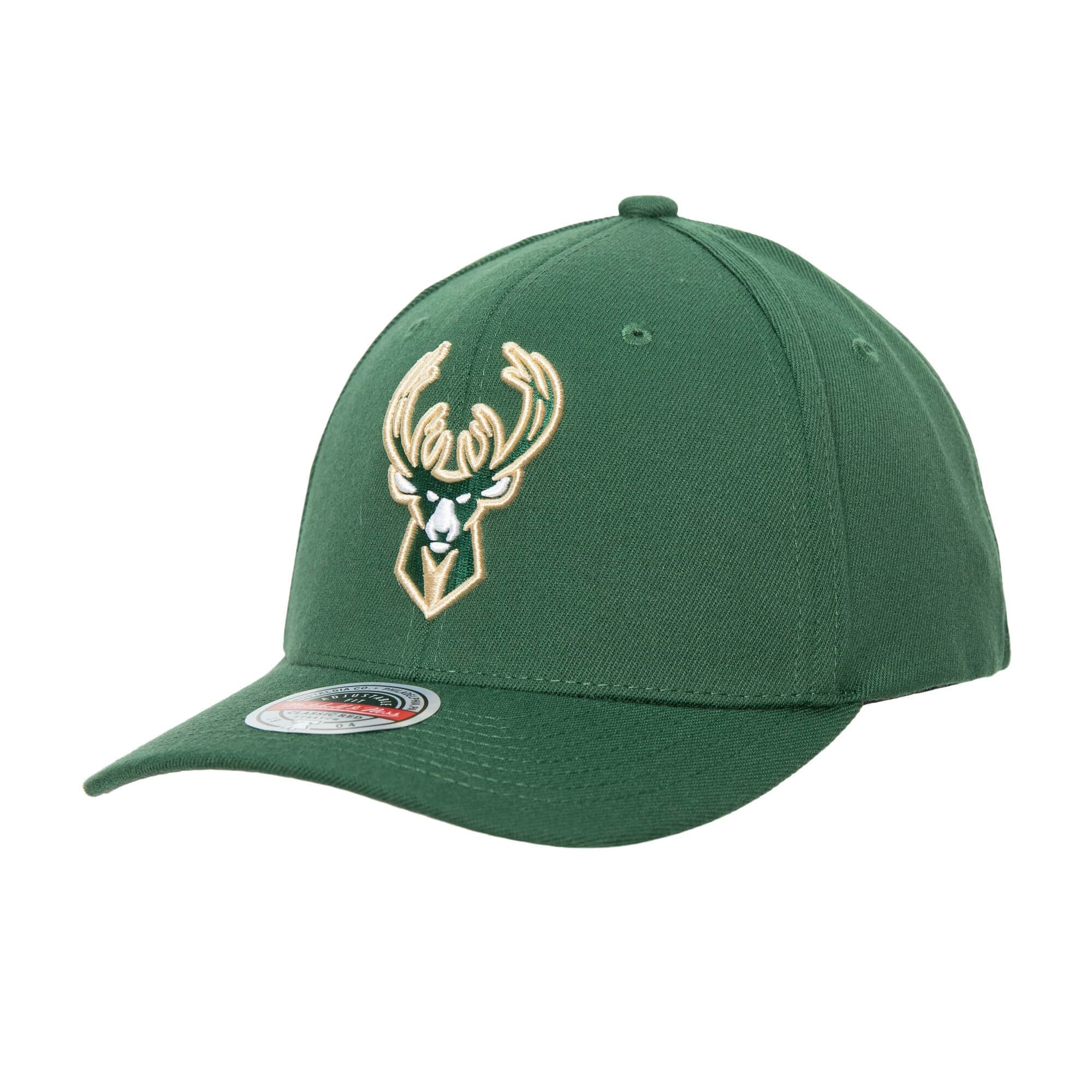 Бейсболка Mitchell & Ness Team Ground 2.0 Stretch Snapback Milwaukee Bucks Hat