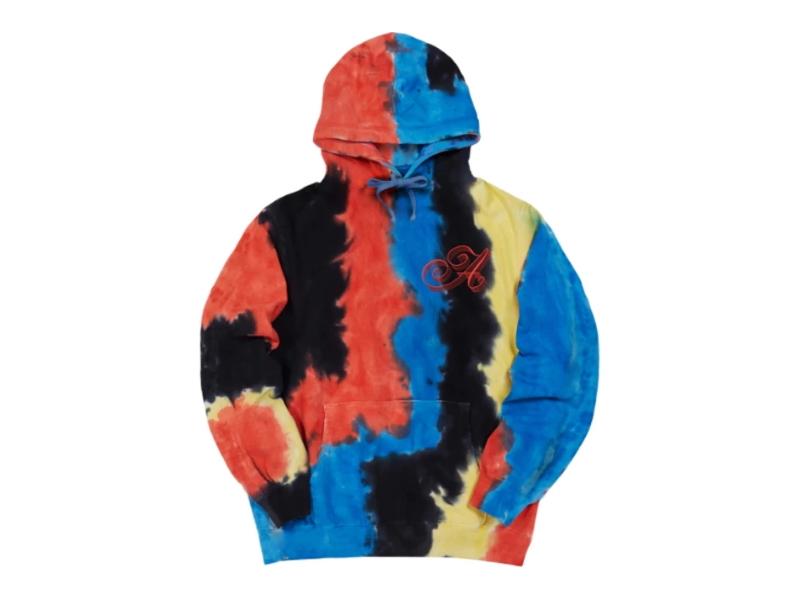 Худи Awake Ribbon Script Logo Hoodie Tie Dye