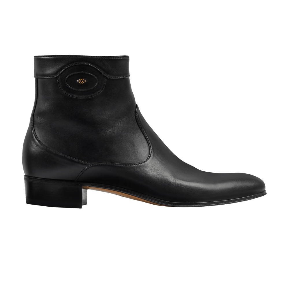 Кроссовки Gucci Ankle Boot 'Logo Embellished - Black'
