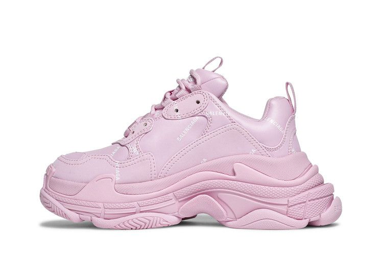 Кроссовки Balenciaga Wmns Triple S Sneaker 'Allover Logo - Pink'