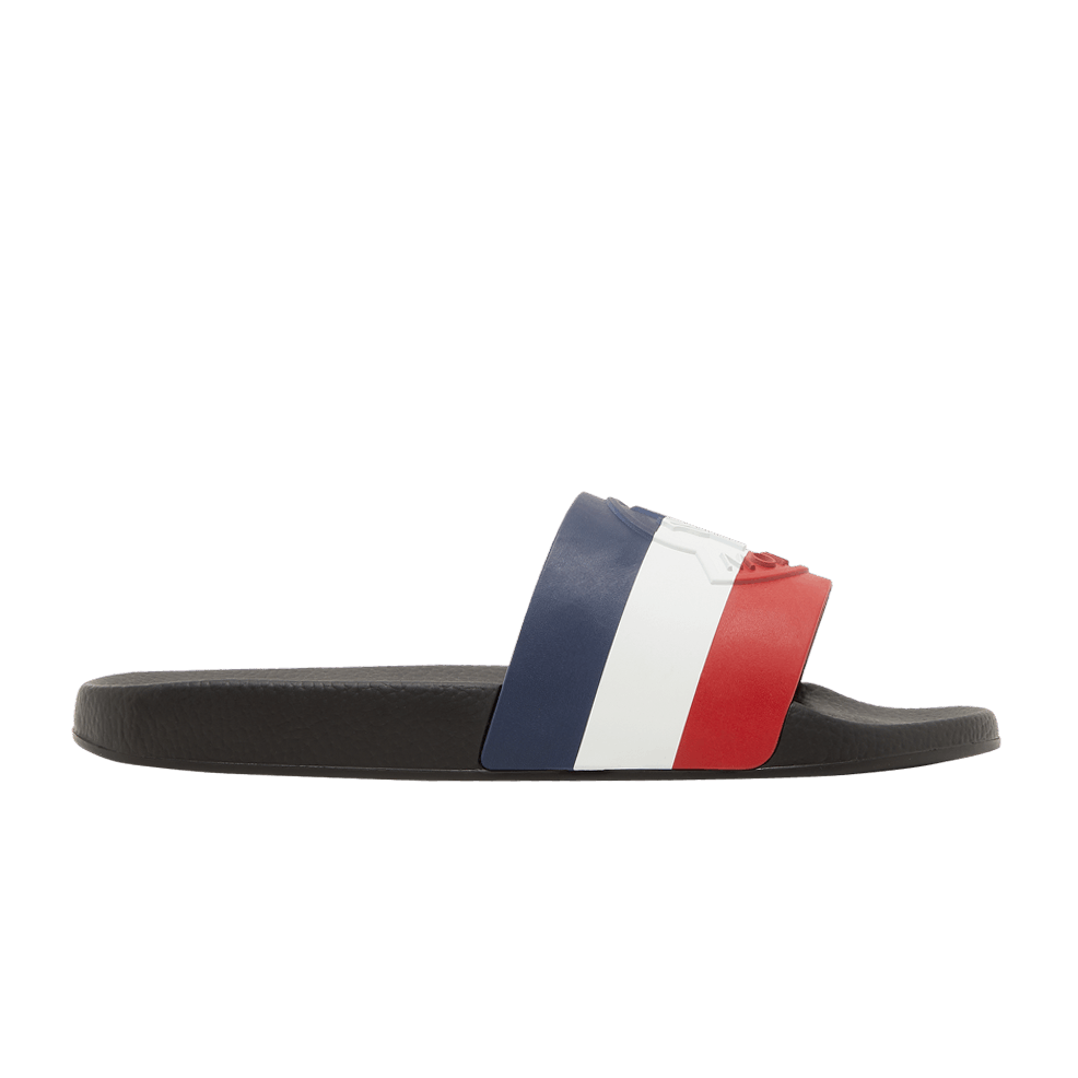 Кроссовки Moncler Basile Pool Slide 'Black Tricolour'