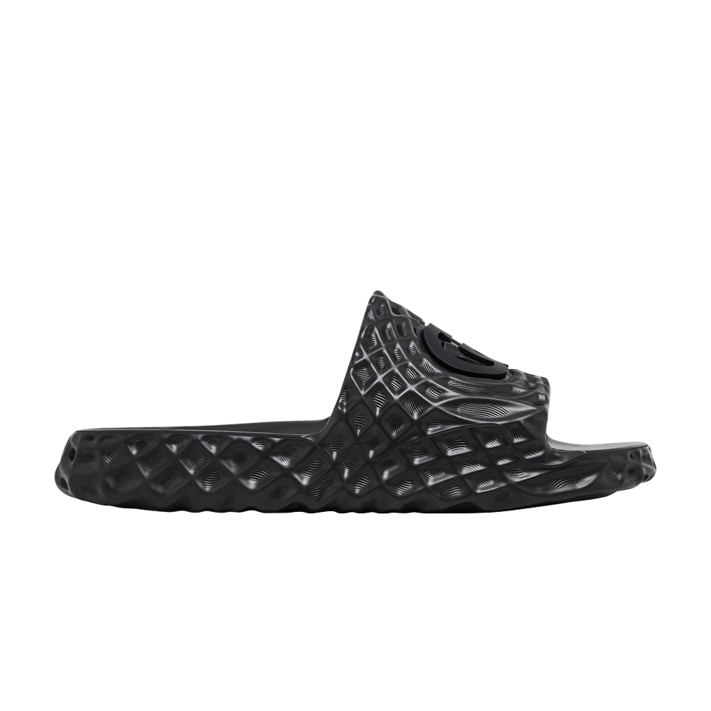 Сандалии Gucci Slide Sandal 'Interlocking G - Black Water Ripples'