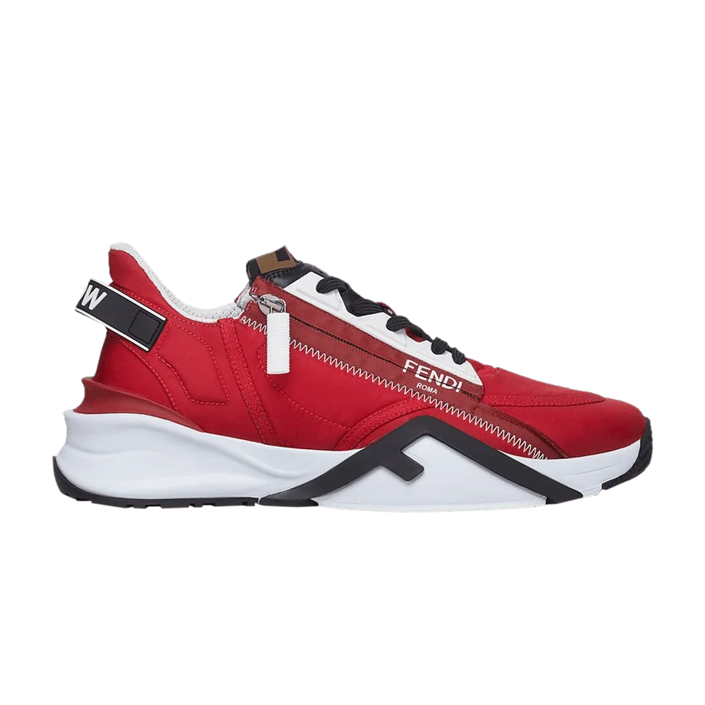 Krossovki-Fendi-Flow-Low-Red