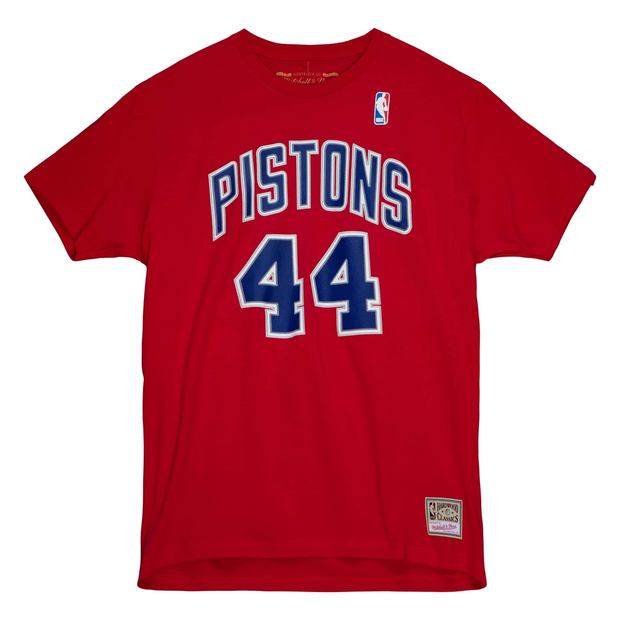 Футболка Mitchell & Ness Traditional Name & Number Detroit Pistons 1989-90 Rick Mahorn T-Shirt