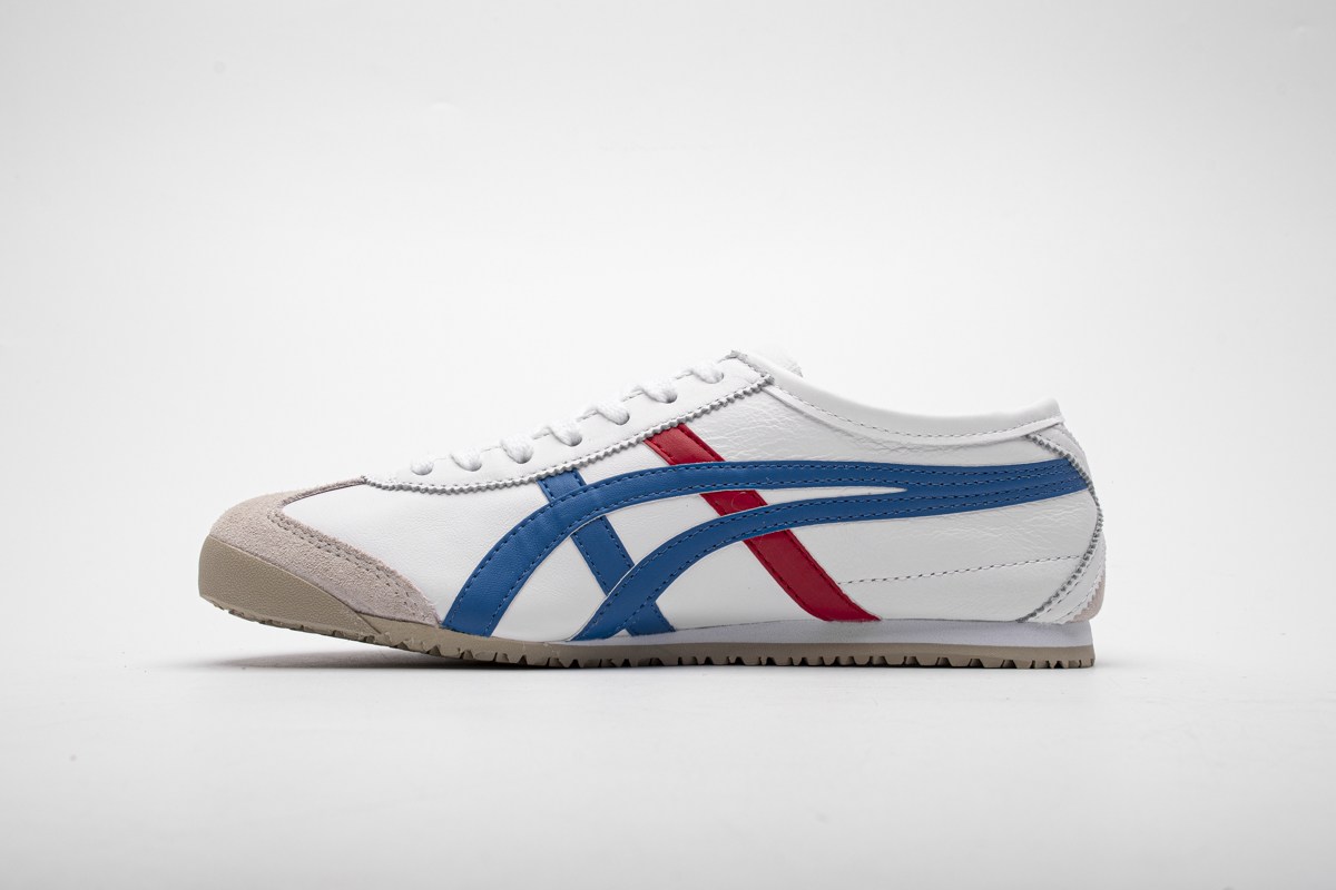 Кроссовки Onitsuka Tiger Mexico 66 White Blue Red