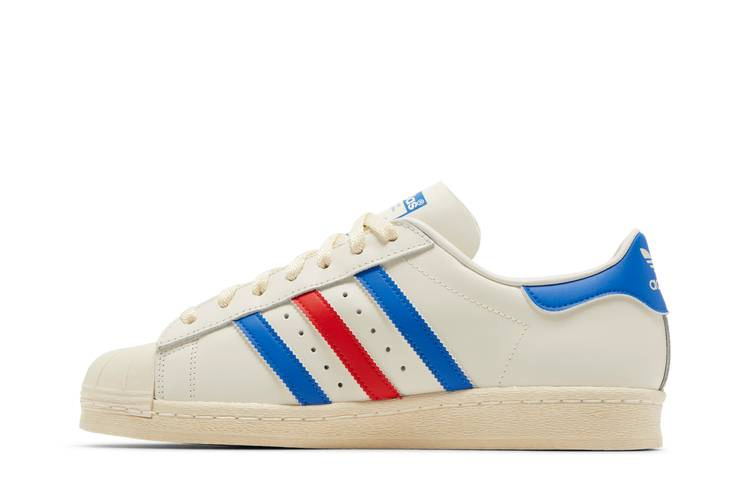 Кроссовки Adidas Superstar 82 'White Blue Red'