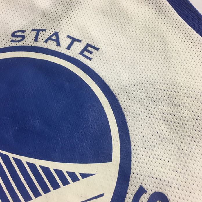 Спортивная майка 2018 Golden State Warriors Retro Style White