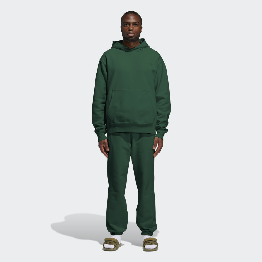 Худи adidas Pharrell Williams Basics Hoodie Dark Green