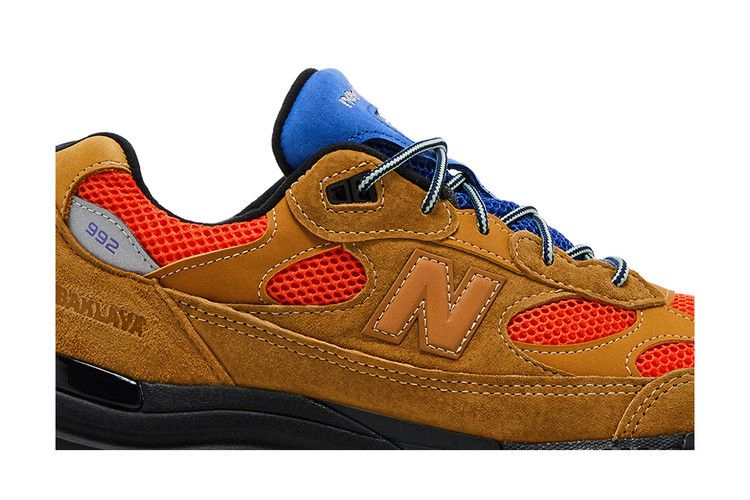 Кроссовки Action Bronson x New Balance 992 Made in USA 'Tan Orange Blue'