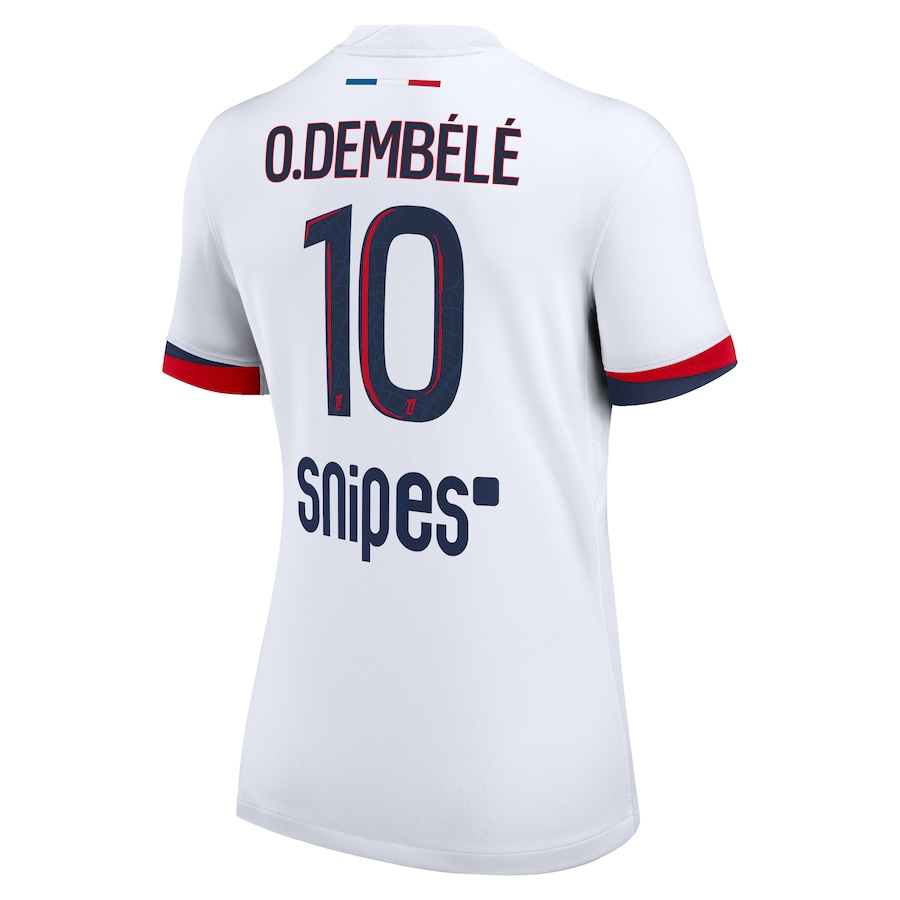 Женское футбольное джерси PSG Nike Away Stadium Shirt 2025-26 - O. Dembélé 10