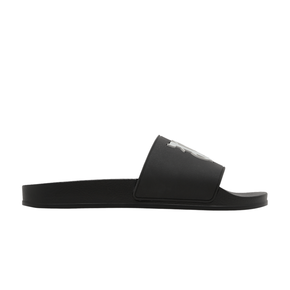 Кроссовки Palm Angels Pool Slider 'PA Monogram - Black Light Grey'