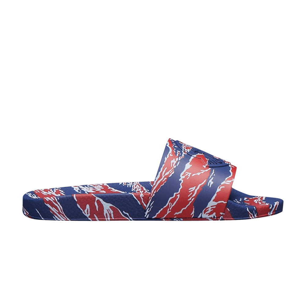Кроссовки Moncler Basile Slide 'Tiger Print - Red Blue'