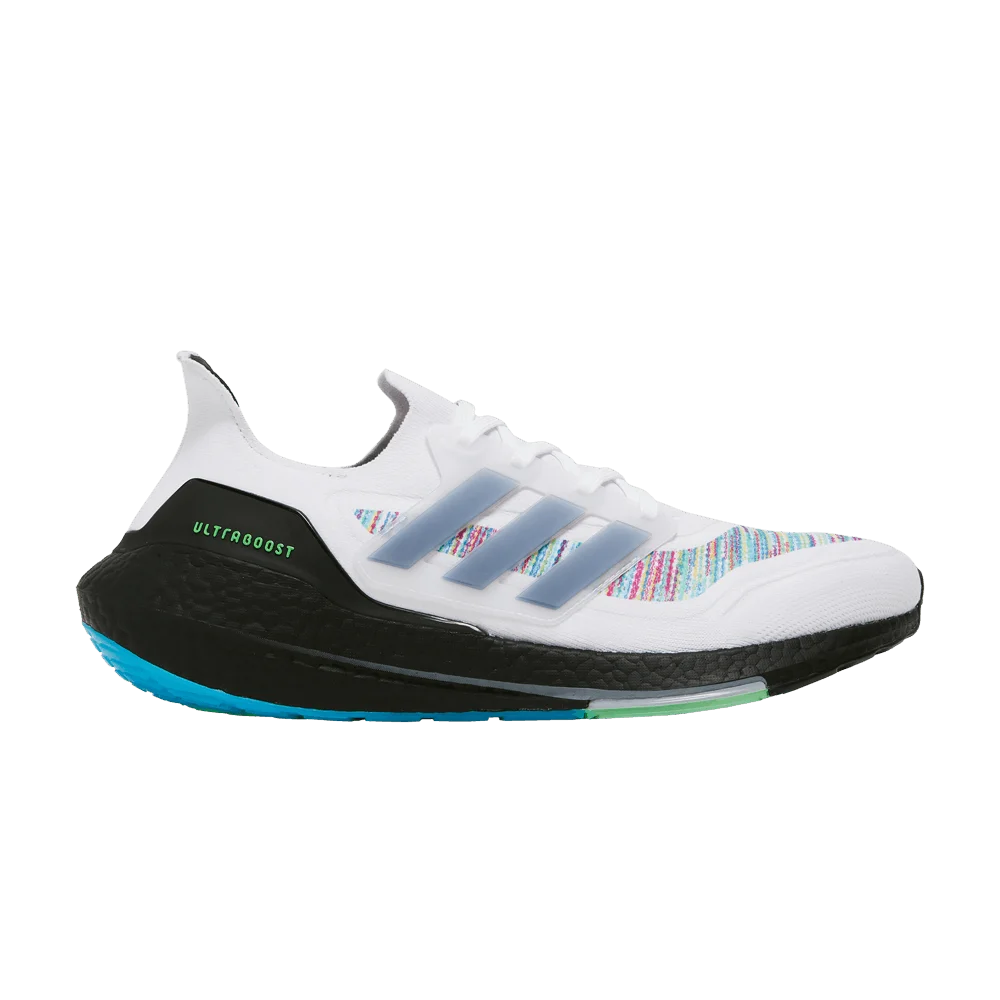 Кроссовки adidas UltraBoost 21 'White Screaming Green'