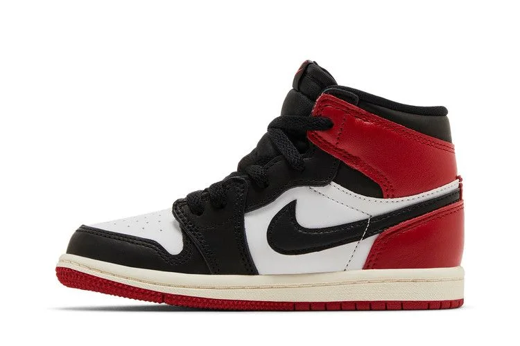 Кроссовки Air Jordan 1 Retro High OG TD 'Black Toe Reimagined'