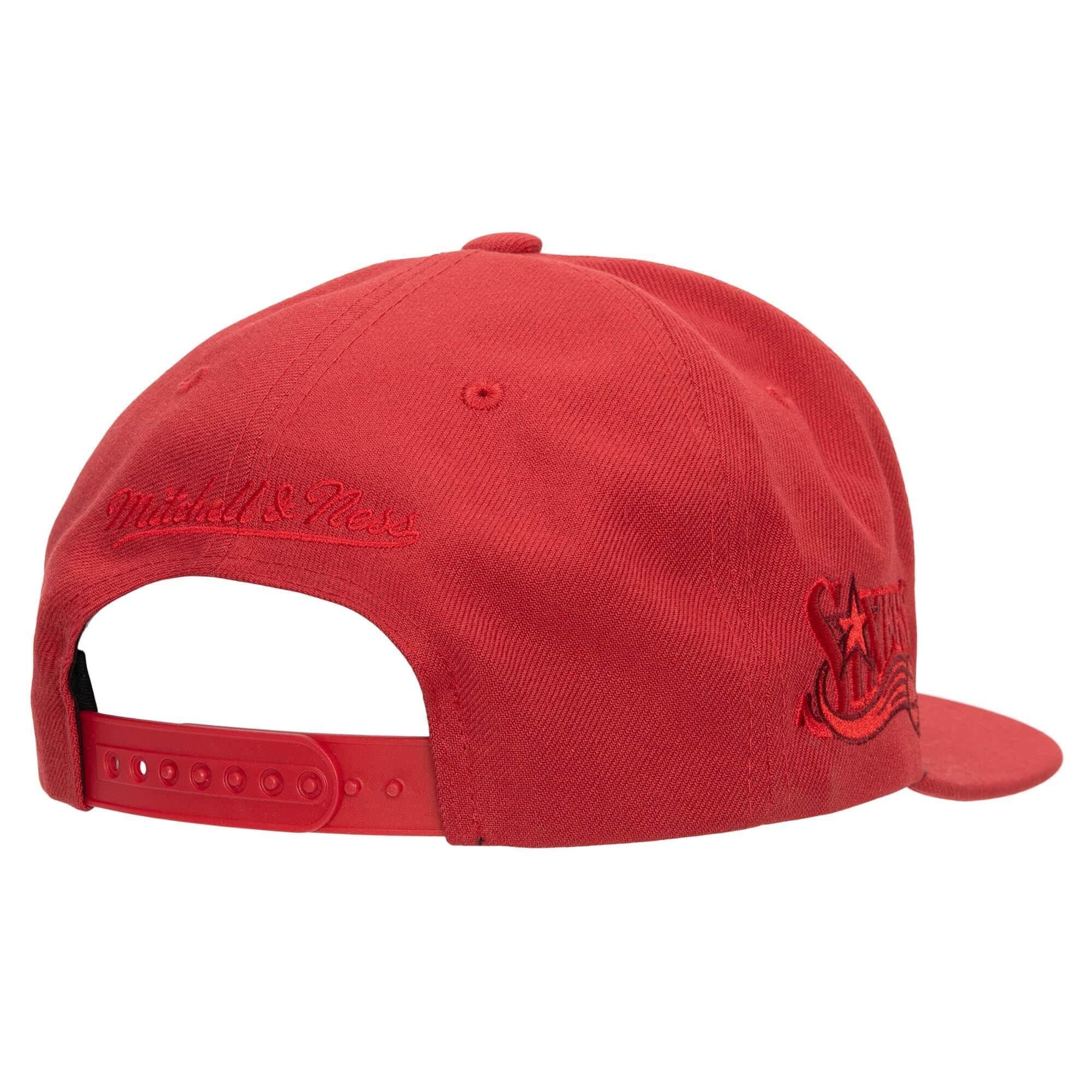 Бейсболка Mitchell & Ness Monochromatic Snapback HWC Philadelphia 76ers