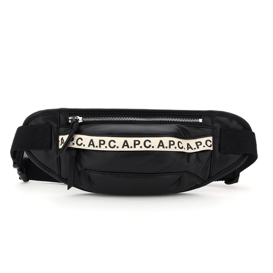 Сумка A.P.C. Banane Repeat Waist Bag Noir