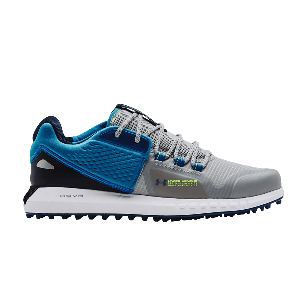 Кроссовки Under Armour HOVR Forge RC Spikeless 'Mod Grey Cruise Blue'