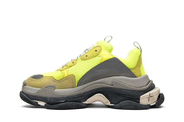 Кроссовки Balenciaga Triple S Sneaker 'Yellow' 2017