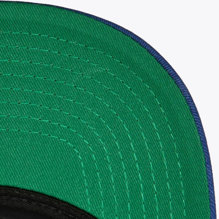 Бейсболка Mitchell & Ness Blue Tampa Bay Lightning Team Seal Trucker Adjustable Hat