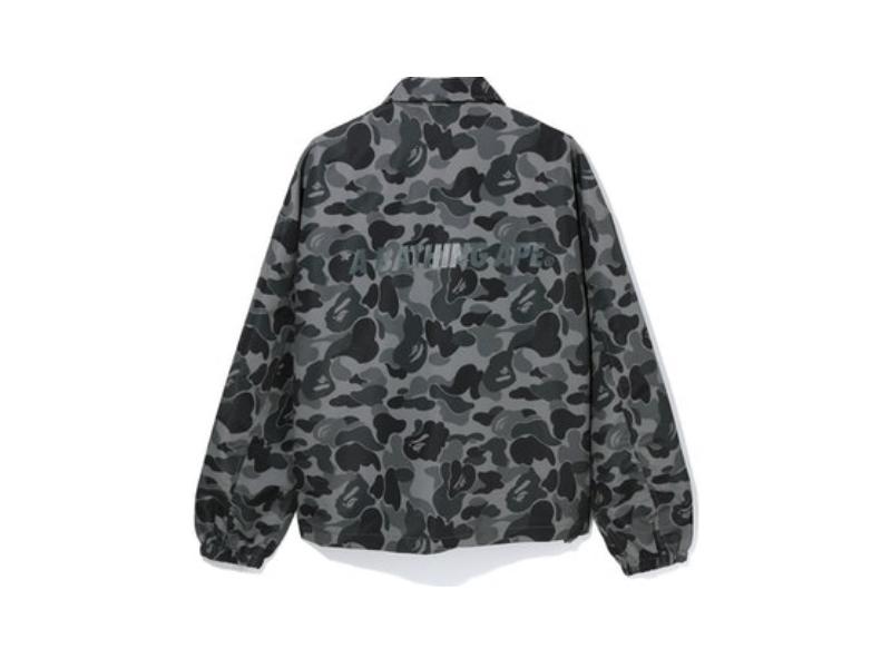 Бомбер BAPE ABC Camo Relaxed Coach Jacket Black