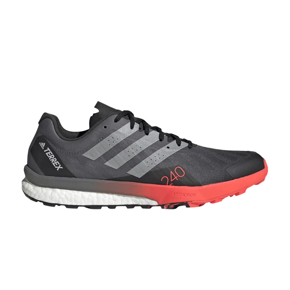 Кроссовки Adidas Terrex Speed Ultra Trail 'Black Solar Red'