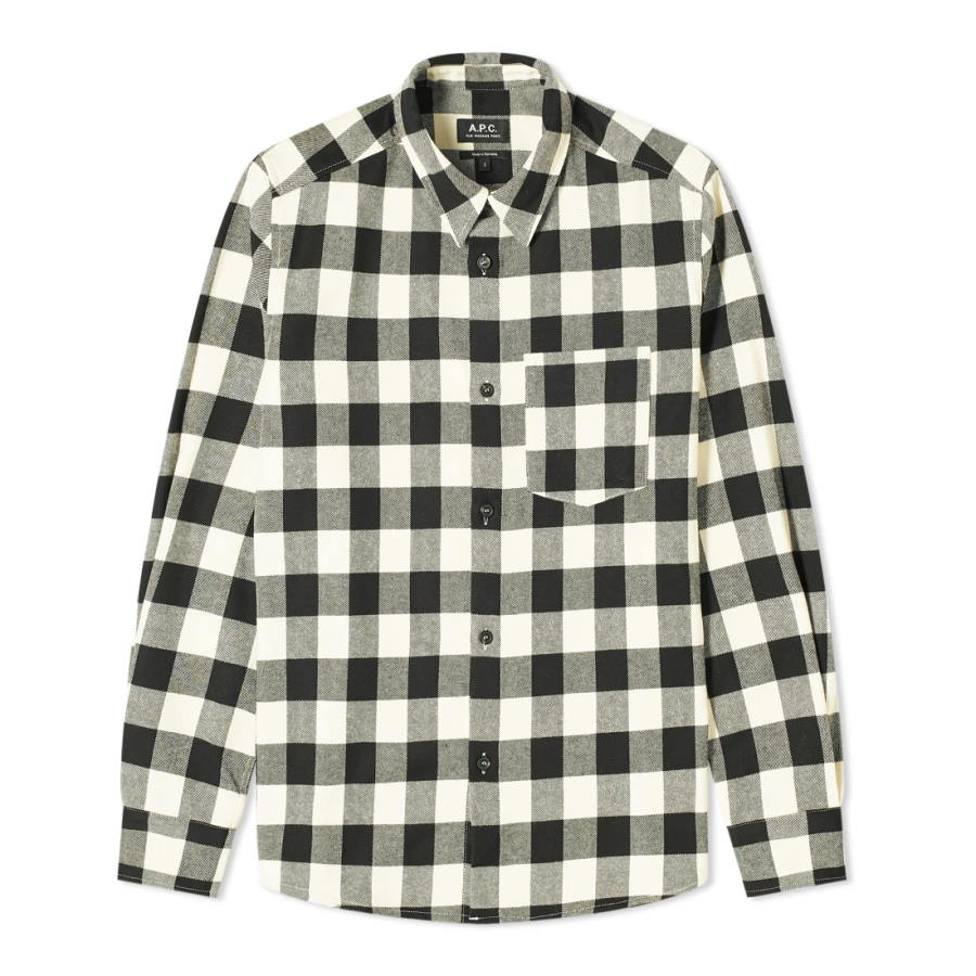 Рубашка A.P.C. John Overshirt Ecru
