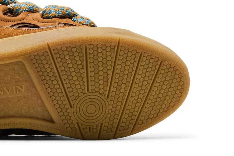 Кроссовки Lanvin Curb Sneakers 'Snake Laces - Camel'