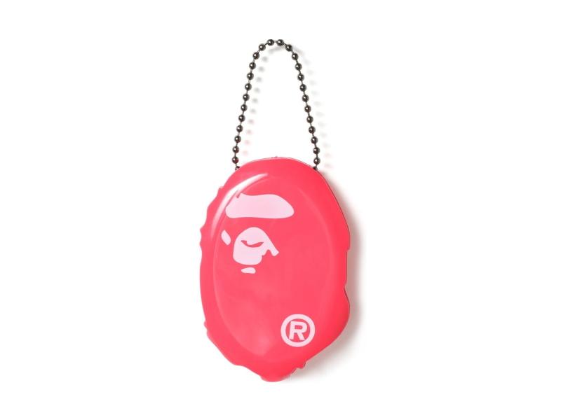 Кошелек для монет BAPE Ape Head Coin Pouch Pink