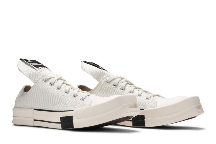 Кроссовки Rick Owens x Converse TURBODRK Chuck 70 Low 'Lily White'